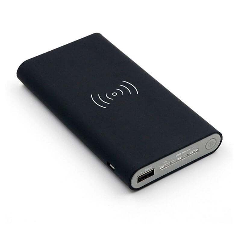 10000MAH Power Bank with Wireless Charger Pad (For Smart Phones, Airpods )