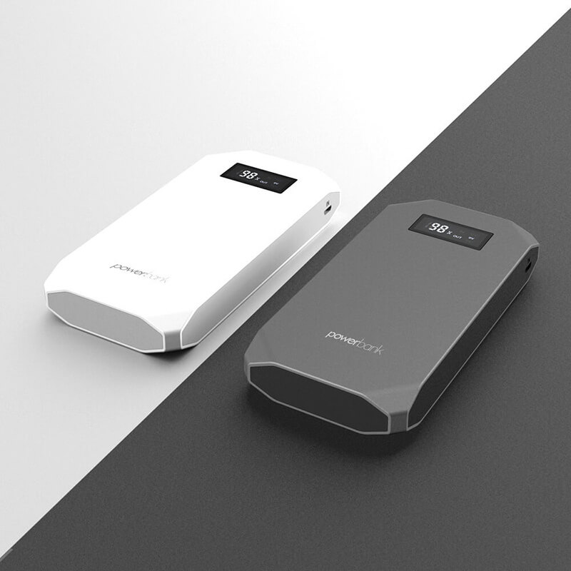 10000mAh QC PD3.0 Fast Charging Power Bank with LCD Display For All Smart Phones