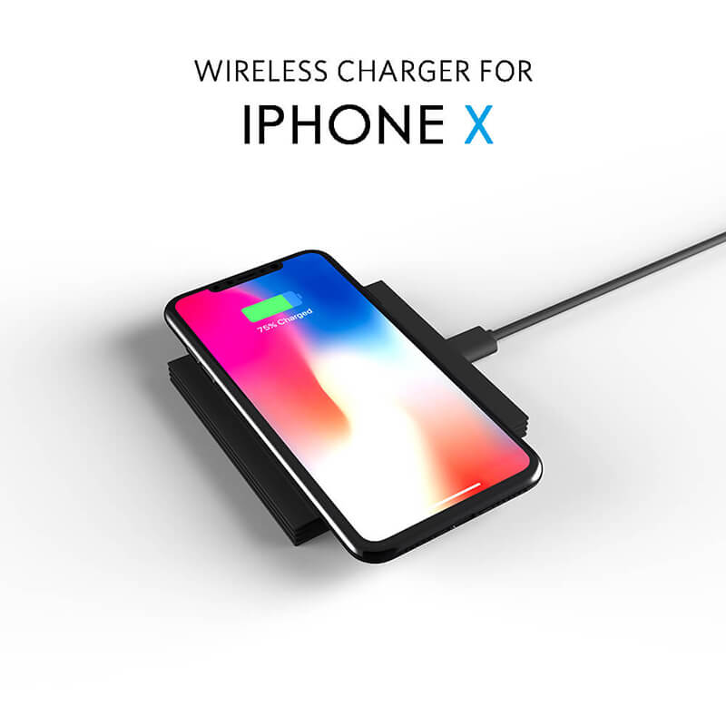 Ultra-thin Square Cell Phone Wireless Charger Station