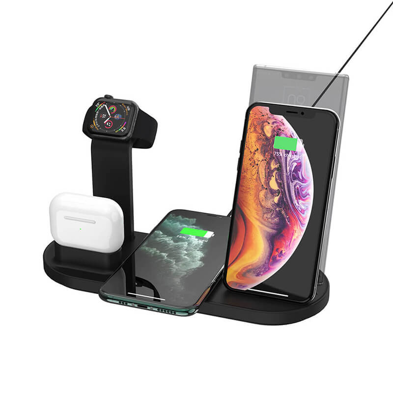 5 In 1 Wireless Charging Station (For iPhone, Android phone,Airpods and Apple Watch)