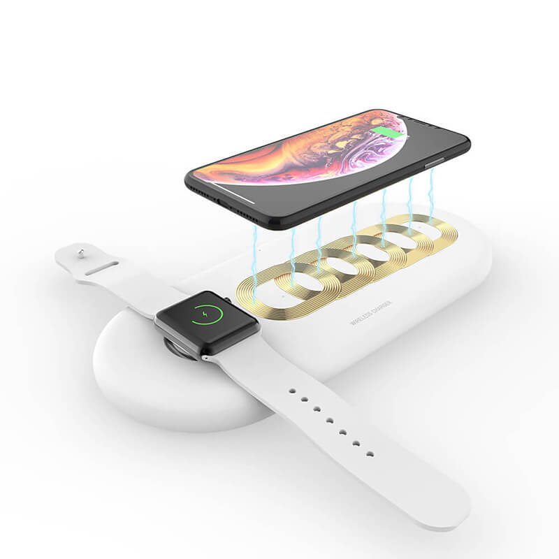 3 In 1 Wireless Charger Station (For IPhone, Airpods and Apple Watch)